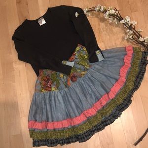 Matilda Jane Field Trip Jessie Skirt Milan T 8